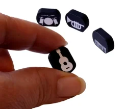 Tout Pour le Jeu Pion instrument de musique - guitare 16 x 12 x 5 mm