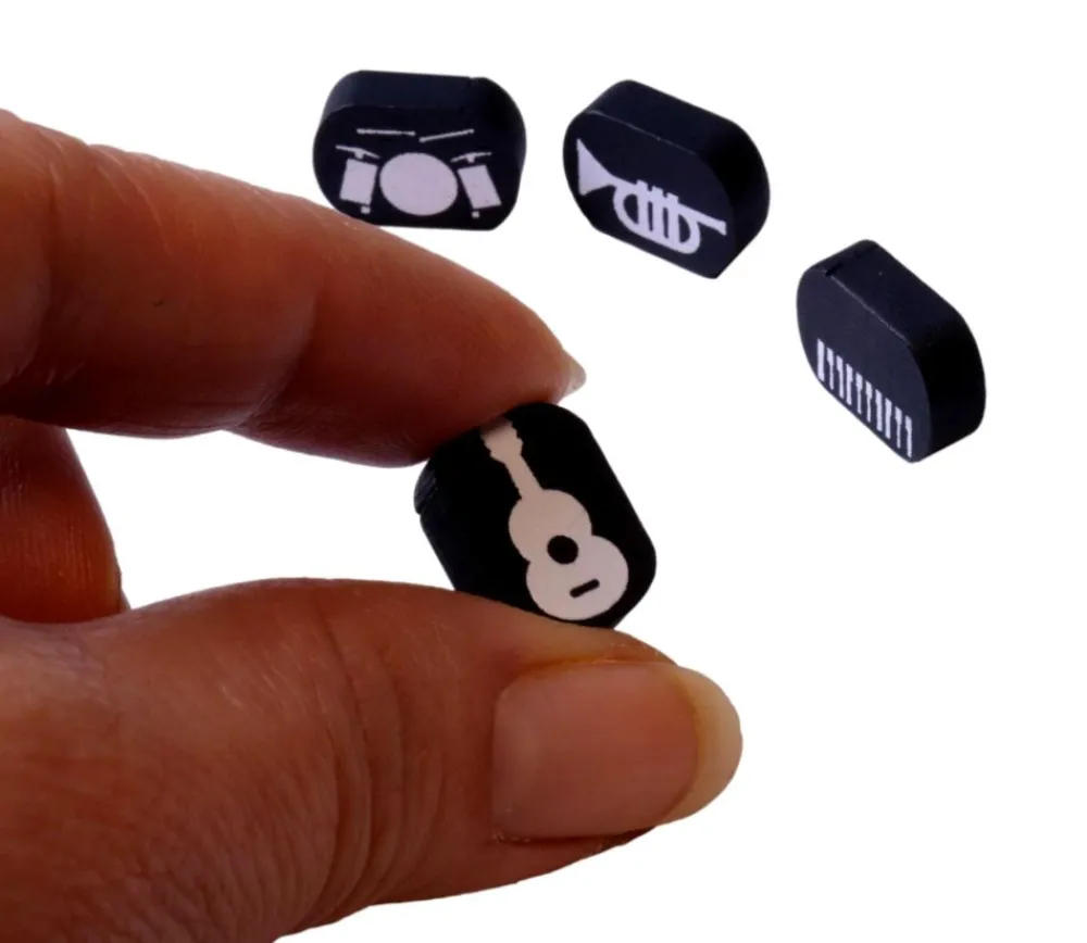 Tout Pour le Jeu Pion instrument de musique - guitare 16 x 12 x 5 mm