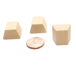 Tout Pour le Jeu Pion lingot bois naturel trapèze 16 x 15 x 10 mm