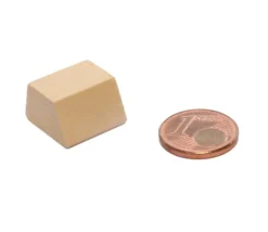 Tout Pour le Jeu Pion lingot bois naturel trapèze 16 x 15 x 10 mm
