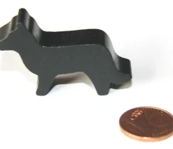 Tout Pour le Jeu Pion Loup noir en bois pour jeu