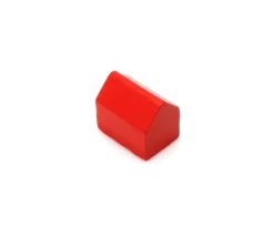Tout Pour le Jeu Pion maison bois style monopoly 14x10x12 mm à l'unité