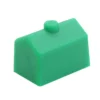 Tout Pour le Jeu Pion maison verte plastique 12 x 8 x 9 mm
