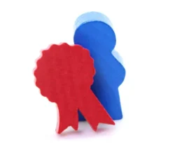 Tout Pour le Jeu Pion médaille en bois 20 x 15 X 5 mm
