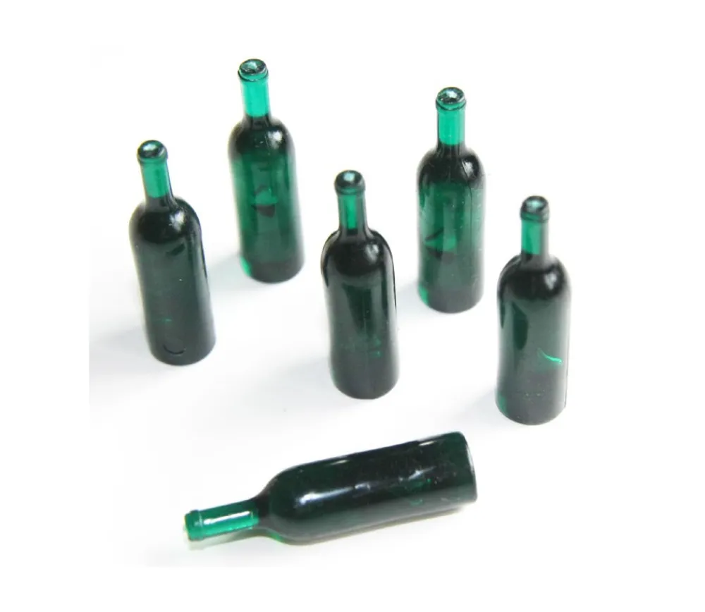 Tout Pour le Jeu Pion mini bouteille verte 35 x 9 mm
