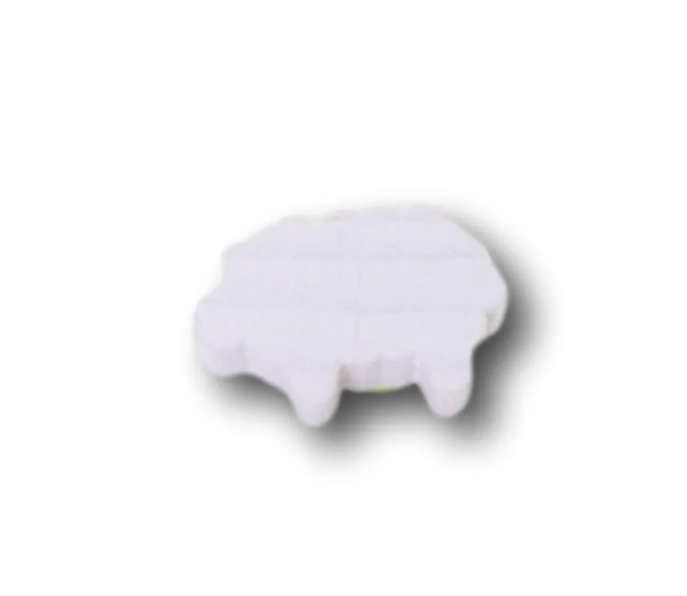 Tout Pour le Jeu Pion mini mouton blanc en bois 19 x 11 x 8 mm