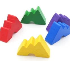 Tout Pour le Jeu Pion Montagne en bois de 2.2 x 1.5 cm à l'unité