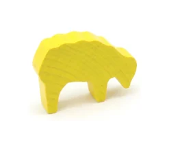 Tout Pour le Jeu Pion mouton jaune 40x28x10 mm en bois pour jeu de société
