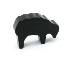 Tout Pour le Jeu Pion mouton noir 40x28x10 mm en bois pour jeu de société