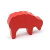 Tout Pour le Jeu Pion mouton rouge 40x28x10 mm en bois pour jeu de société