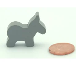 Tout Pour le Jeu Pion âne gris 25 x 22 x 7 mm