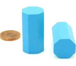Tout Pour le Jeu Pion octogone 15 x 30 mm en bois pour jeu à l'unité