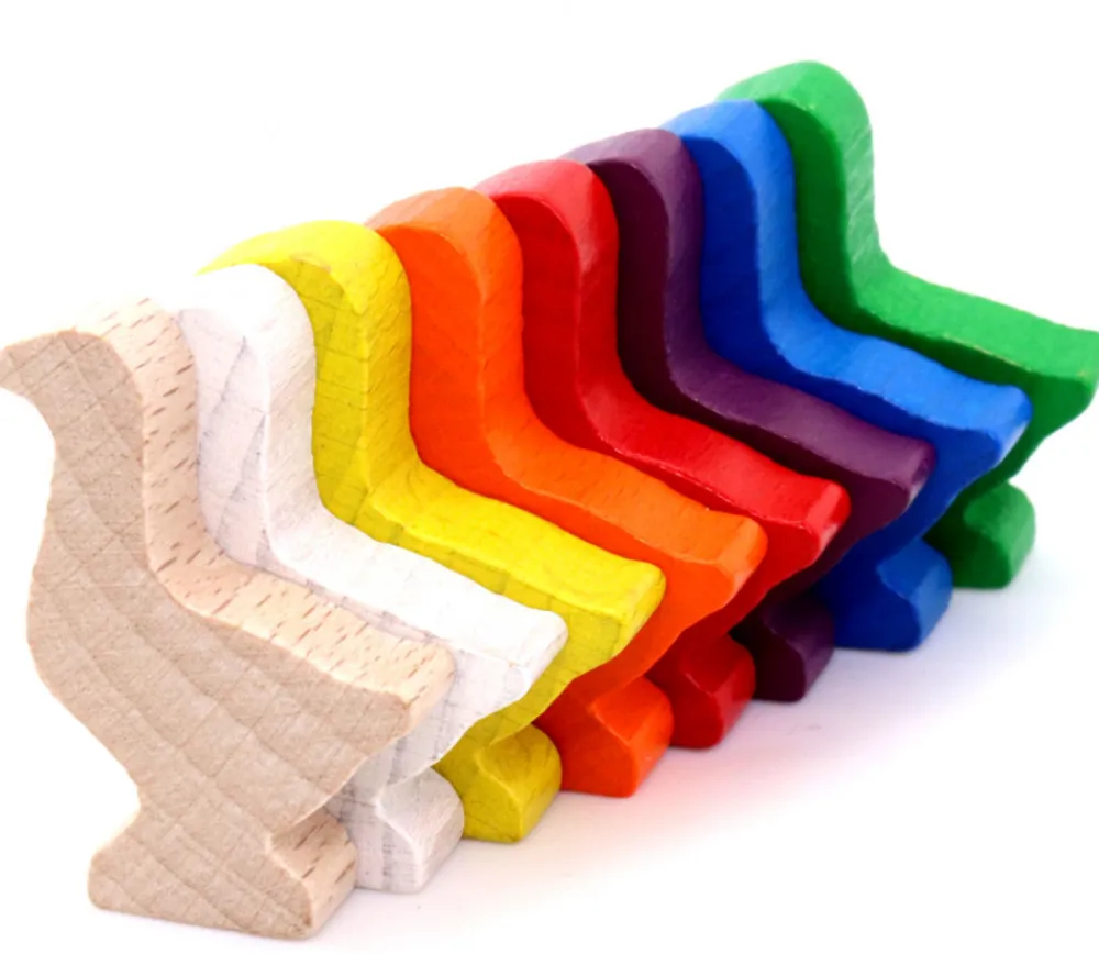Tout Pour le Jeu Pion oie en bois de 35 x 26 x 8 mm pour jeu