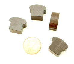 Tout Pour le Jeu Pion pain naturel marron 13 x 16 x 7 mm