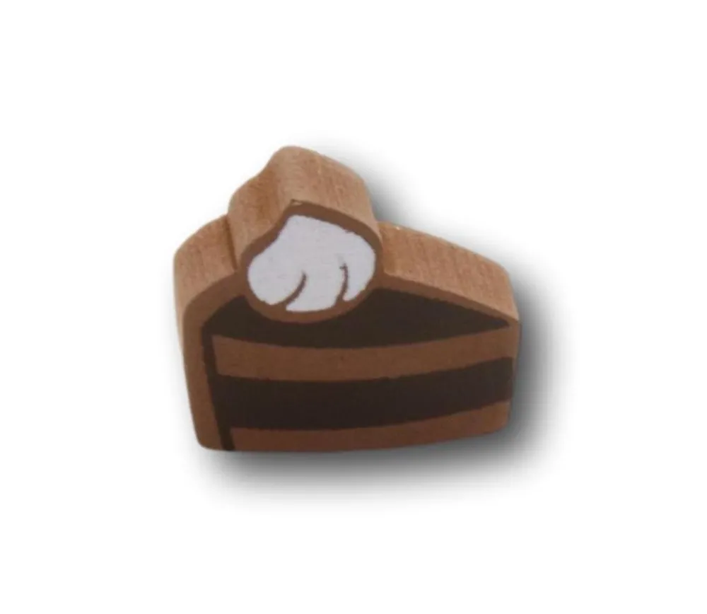 Tout Pour le Jeu Pion part de Gâteau en bois 16 x 14 x 5 mm