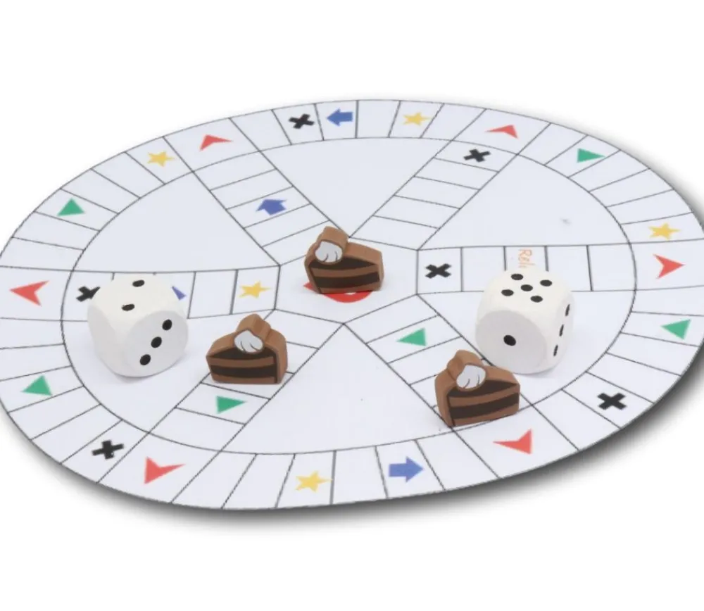 Tout Pour le Jeu Pion part de Gâteau en bois 16 x 14 x 5 mm