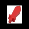 Tout Pour le Jeu Pion épée en bois rouge 24 x 8 X 8 mm arme