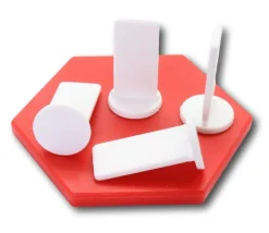 Tout Pour le Jeu Pion personnalisable support blanc à l'unité