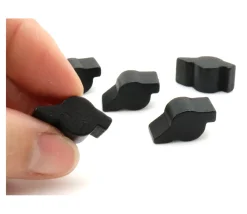 Tout Pour le Jeu Pion petit canon en bois noir 20x10x10 mm