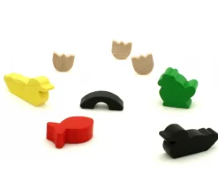 Tout Pour le Jeu Pion petit pont noir 24 x 8 x 8 mm