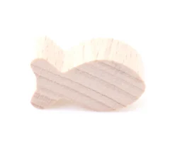 Tout Pour le Jeu Pion poisson en bois naturel 24 x 13 mm pour jeu