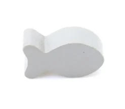 Tout Pour le Jeu Pion poisson gris en bois 24 x 13 mm pour jeu