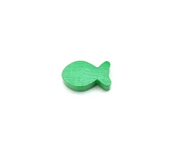 Tout Pour le Jeu Pion poisson vert en bois 24 x 13 x 8 mm pour jeu