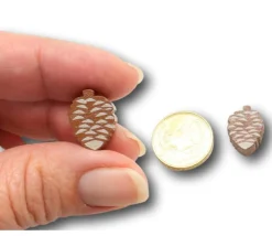 Tout Pour le Jeu Pion Pomme de Pin en bois 15 x 11 x 5 mm