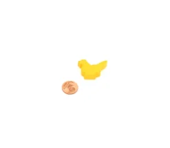 Tout Pour le Jeu Pion poule jaune or en bois 30 x 19 x 8 mm