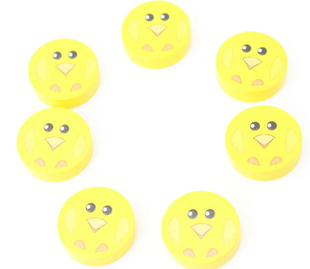 Tout Pour le Jeu Pion poussin jaune en bois 2,5 cm pour jeu