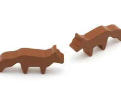 Tout Pour le Jeu Pion renard marron en bois 45 x 20 x 8 mm