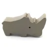Tout Pour le Jeu Pion rhinocéros gris en bois pour jeu 50 x 30 x 12 mm