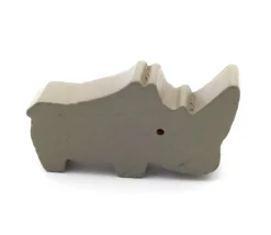 Tout Pour le Jeu Pion rhinocéros gris en bois pour jeu 50 x 30 x 12 mm