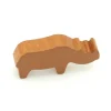 Tout Pour le Jeu Pion rhinocéros marron clair en bois pour jeu 39 x 20 x 8 mm