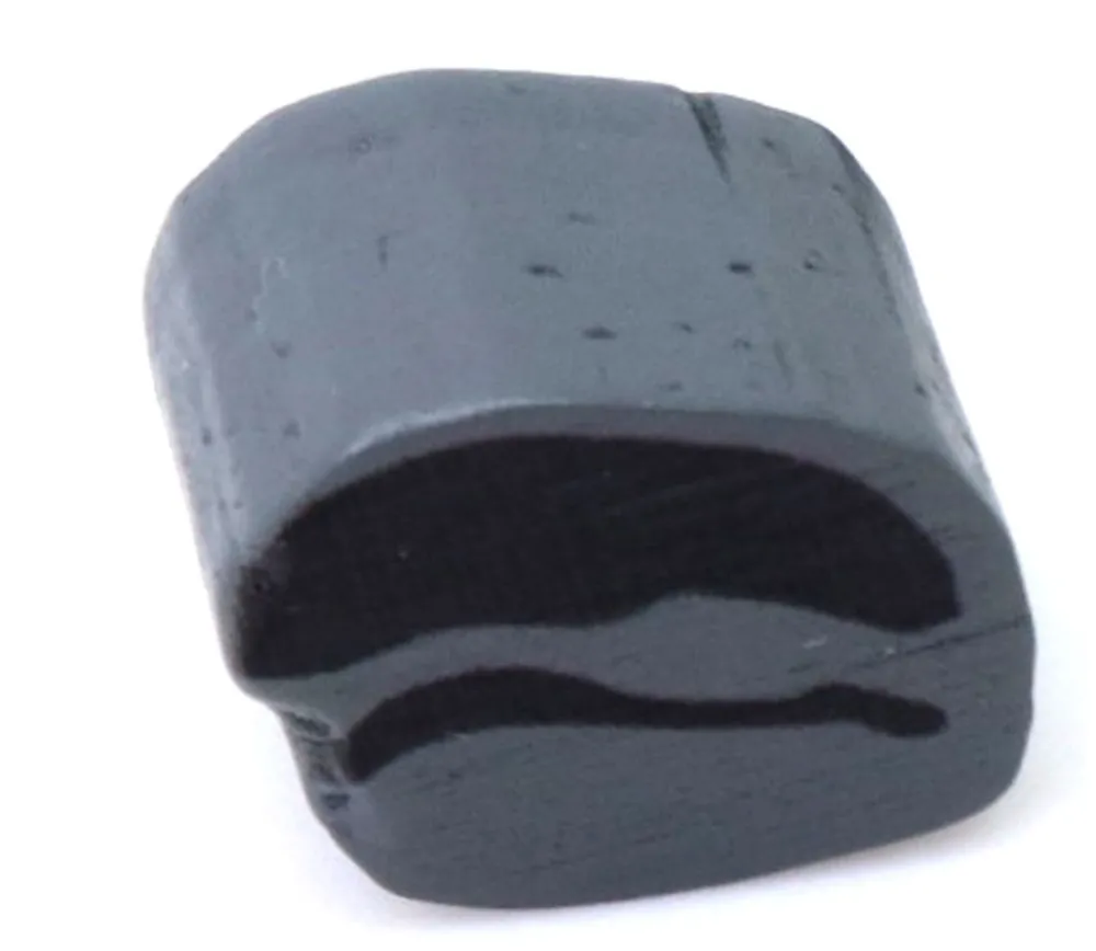 Tout Pour le Jeu Pion rocher charbon en bois gris et noir pour jeu 15 x 15 x 10 mm