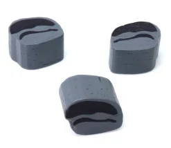 Tout Pour le Jeu Pion rocher charbon en bois gris et noir pour jeu 15 x 15 x 10 mm