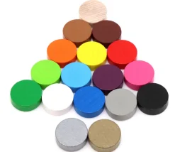 Tout Pour le Jeu Pion rond 2.1 cm pour jeu - jeton en bois 21 x 7 mm à l'unité
