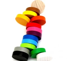 Tout Pour le Jeu Pion rond 2.5 cm pour jeu - jeton en bois 25 x 7 mm à l'unité