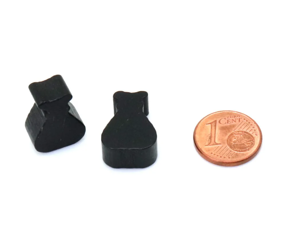 Tout Pour le Jeu Pion sac noir / bourse 18 x 13 x 7 mm