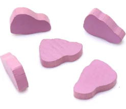 Tout Pour le Jeu Pion steak viande rose 21 x 14 x 5 mm