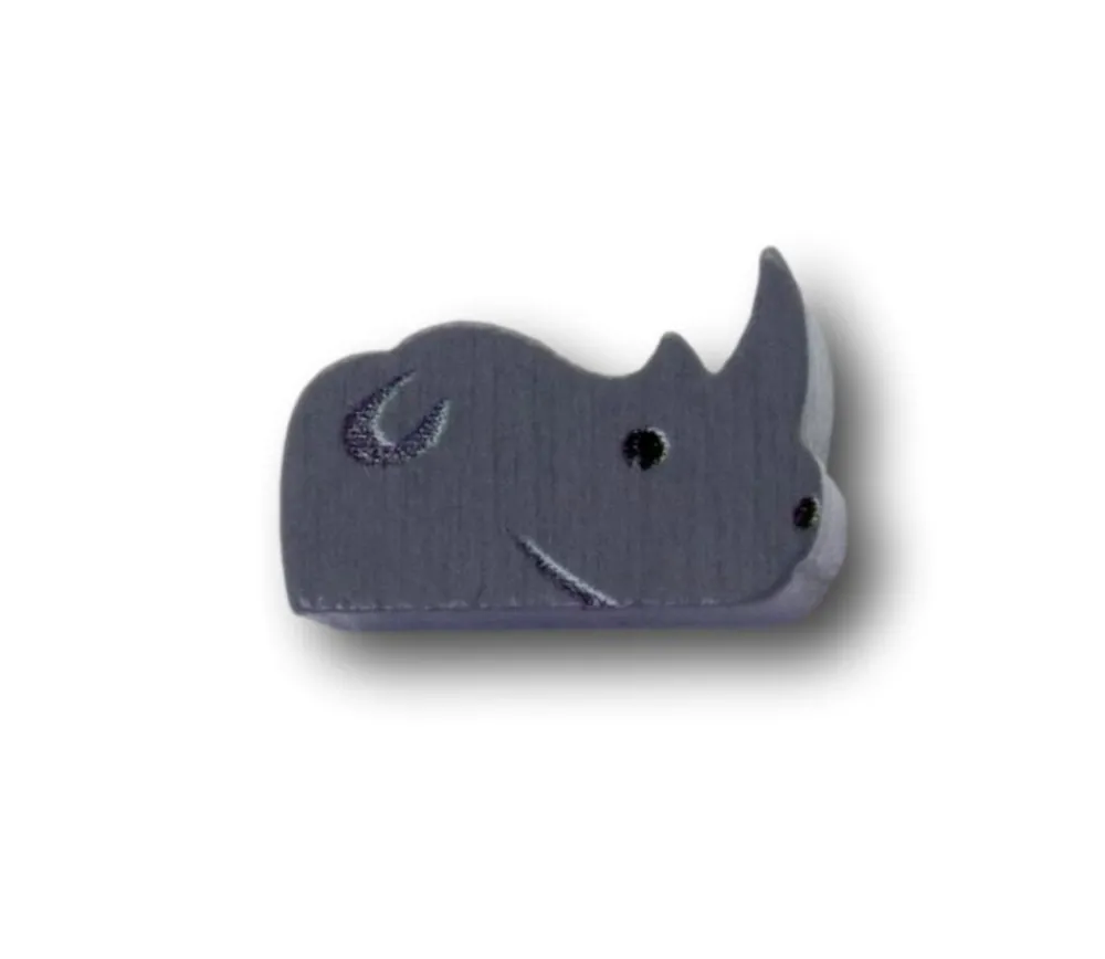 Tout Pour le Jeu Pion tête de Rhinocéros en bois 15 x 15 x 10 mm