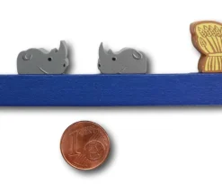Tout Pour le Jeu Pion tête de Rhinocéros en bois 15 x 15 x 10 mm