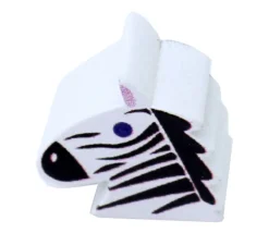 Tout Pour le Jeu Pion tête de zèbre en bois 15 x 16 x 10 mm