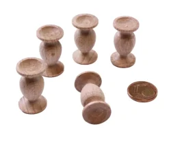 Tout Pour le Jeu Pion vase en bois 21 x 15 mm amphore