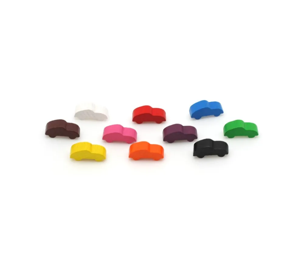 Tout Pour le Jeu Pion voiture colorée pour jeu 25 x 11 x 8 mm à l'unité