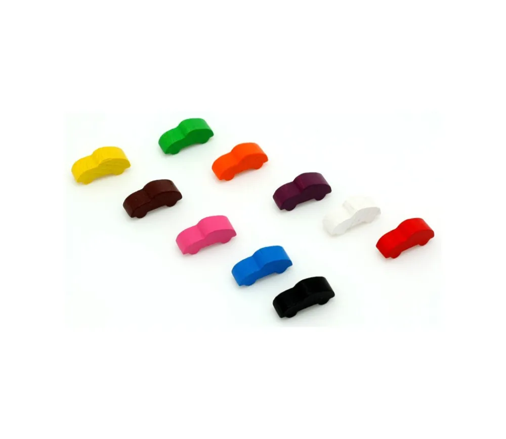 Tout Pour le Jeu Pion voiture colorée pour jeu 25 x 11 x 8 mm à l'unité