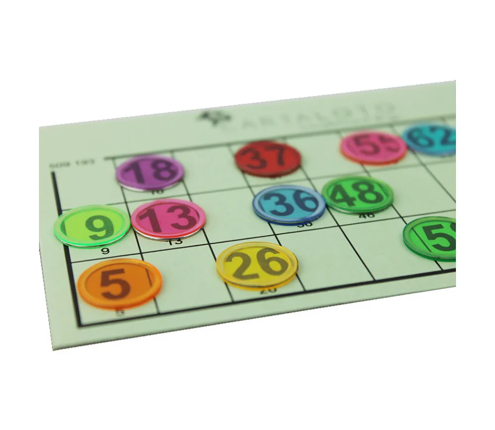 Tout Pour le Jeu Pions magnétiques ronds loto super qualité - 100 jetons