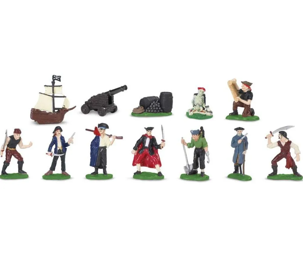 Tout Pour le Jeu Pirate : 10 figurines de jeu pirate