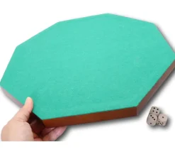 Tout Pour le Jeu Piste à dés bois octogonale 38 cm - fabrication France