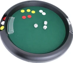 Tout Pour le Jeu Piste de dés 421 géante 46 cm avec rangement - fabrication France